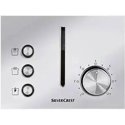 Тостер Silver Crest STS 850 B1 - бежевий 2 відсіки для тостів, 7 ступенів пропікання - фото 3