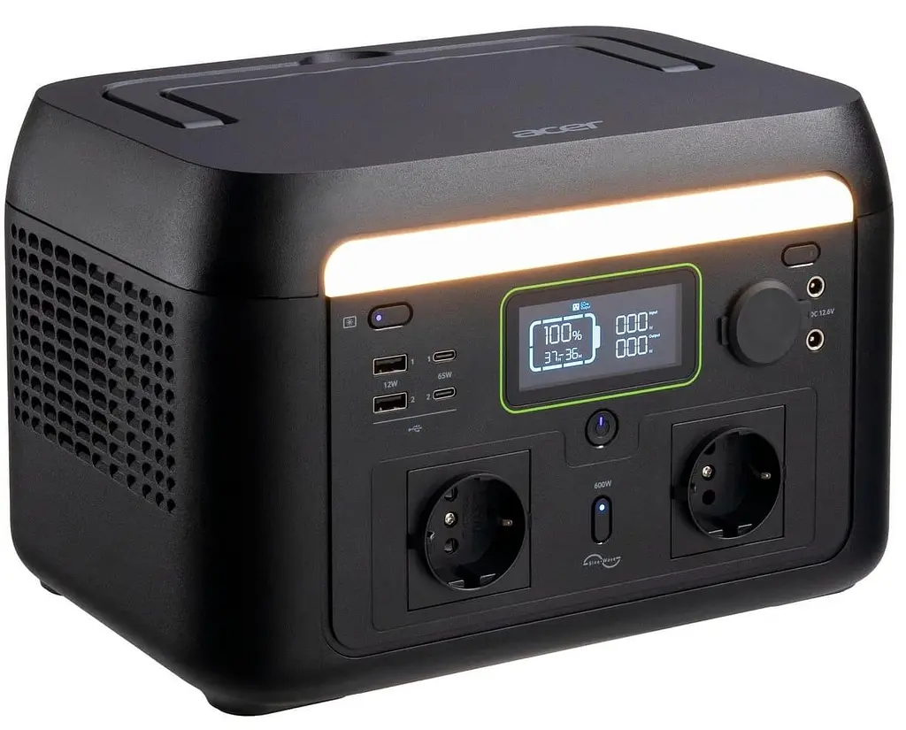 Зарядна станція Acer 600W APS311/ / 600 Вт / 512 Вт/ч / LiFePO4 (GP.ADT11.02C) UA - фото 3