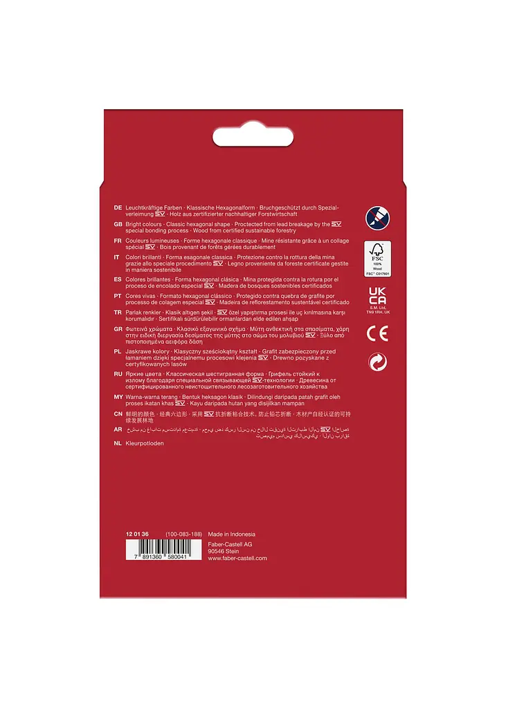 Набір олівців 36 кол. FABER CASTELL Замок та Лицарі (120136) - фото 2