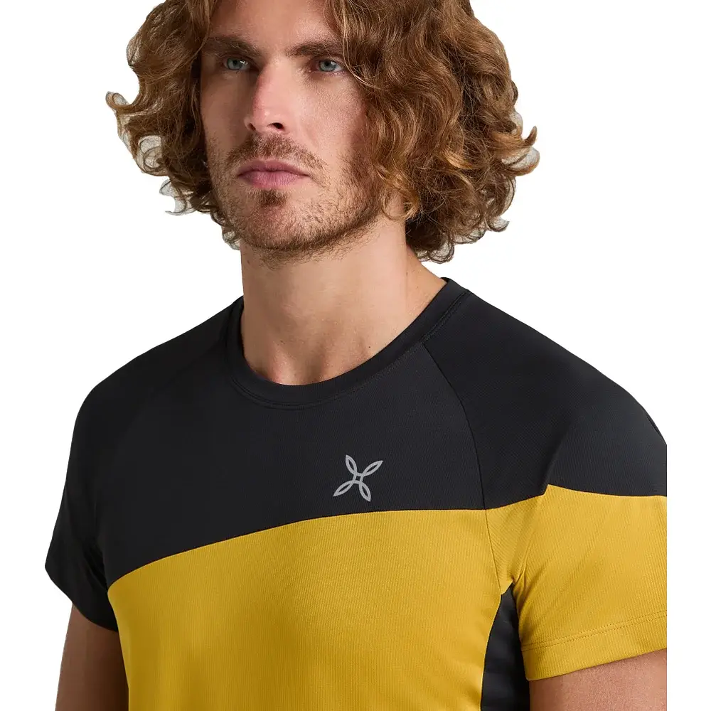 Футболка Montura Color Blocking T-shirt XL Mustard - фото 3