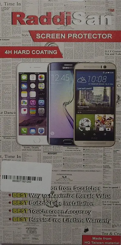 Захисна плівка RaddiSan Lenovo Vibe X2 clear (глянцева) - фото 2