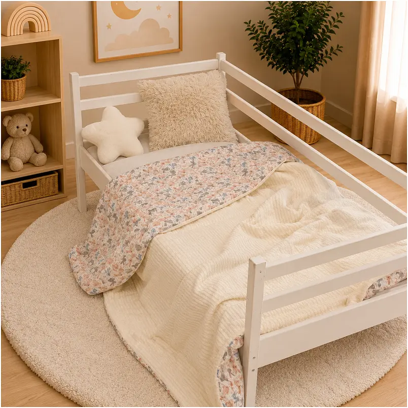 Плед дитячий MirSon Premium Pique Rabbits 150х220 см (2200013893905) - фото 7