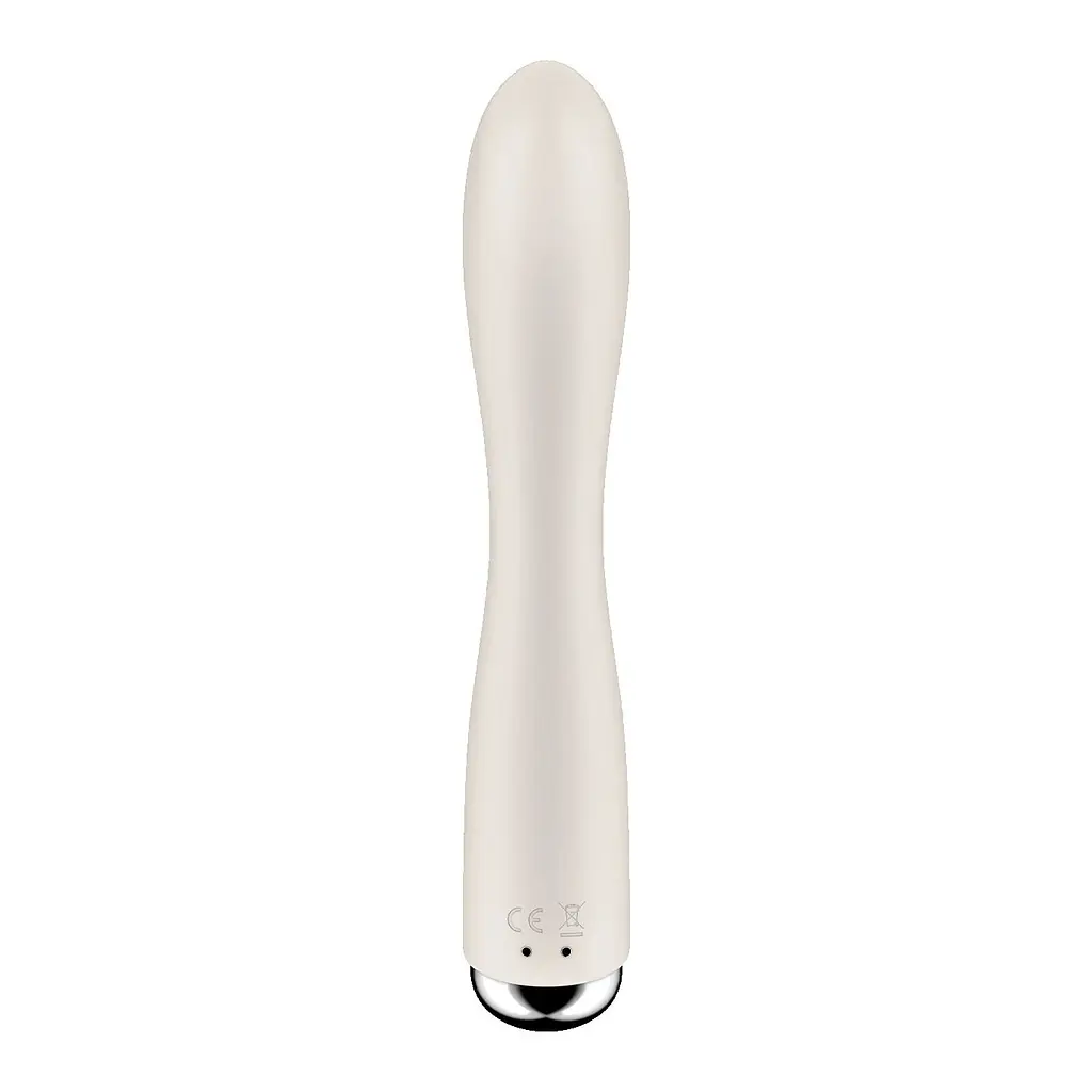 Вібратор-кролик з ротацією Satisfyer Spinning Rabbit 1 Beige, 3 мотори - фото 4