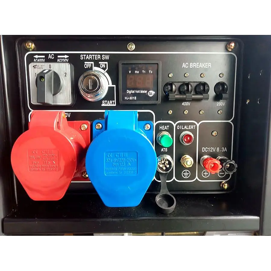 Генератор Синхронний KonnerSohnen KS 9100HDE-1/3 122кг / 7000 Вт / Дизель (KS9100HDE-1/3ATSR) - фото 6