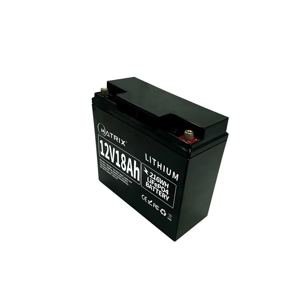 Батарея LiFePo4 Matrix 12.8V-18Ah 230.4Wh (MLR 1218) - фото 3
