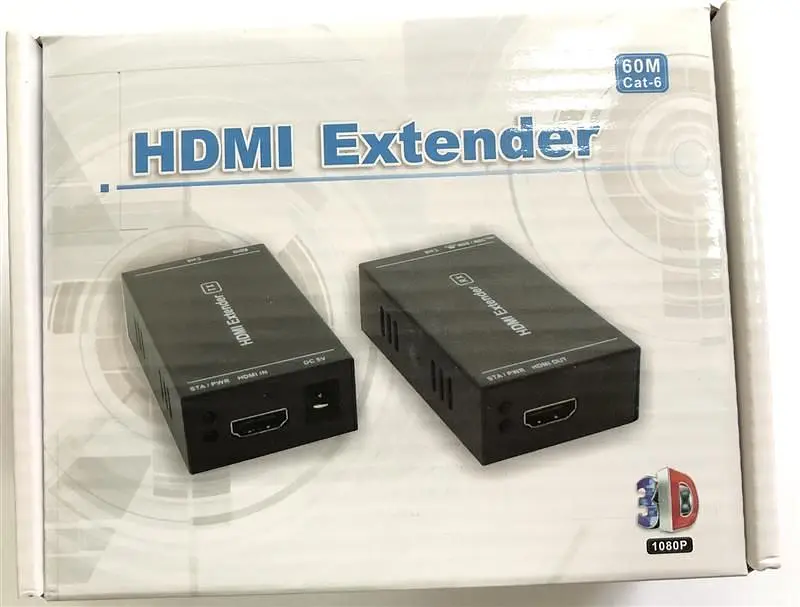 Удлинитель Atcom HDMI - RJ-45 (F/F), до 60 м, Black (14371) - фото 2