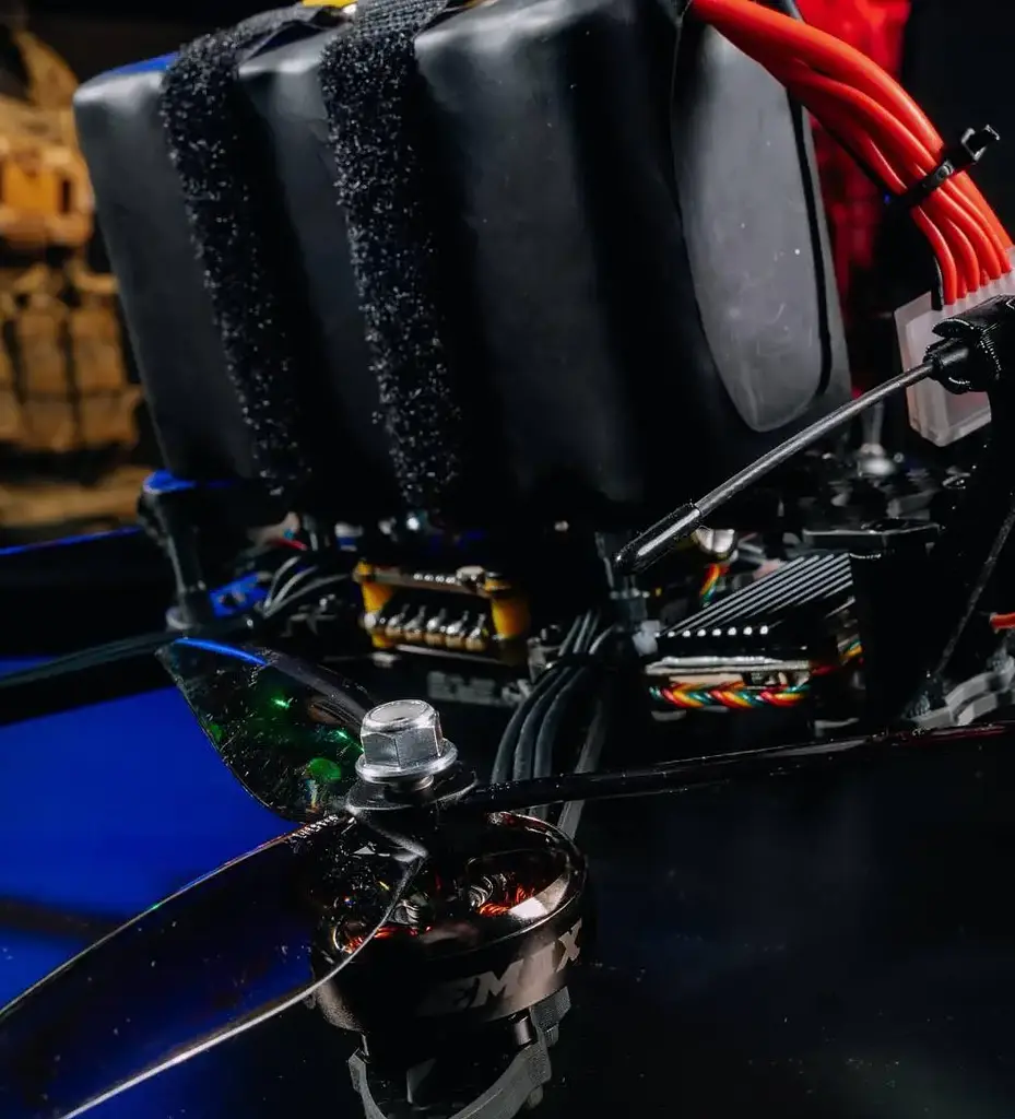 Квадрокоптер дрон FPV Steel bird 7 дюймовий розмір (18 хв. польоту) до 14 км - фото 2