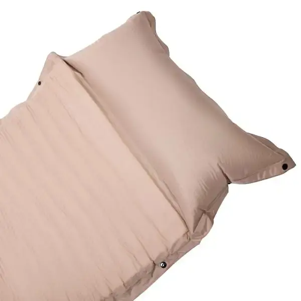 Надувний матрац Lugi автоматичний 175х65х4 см з подушкою бежевий SJ-0028-3 - фото 11