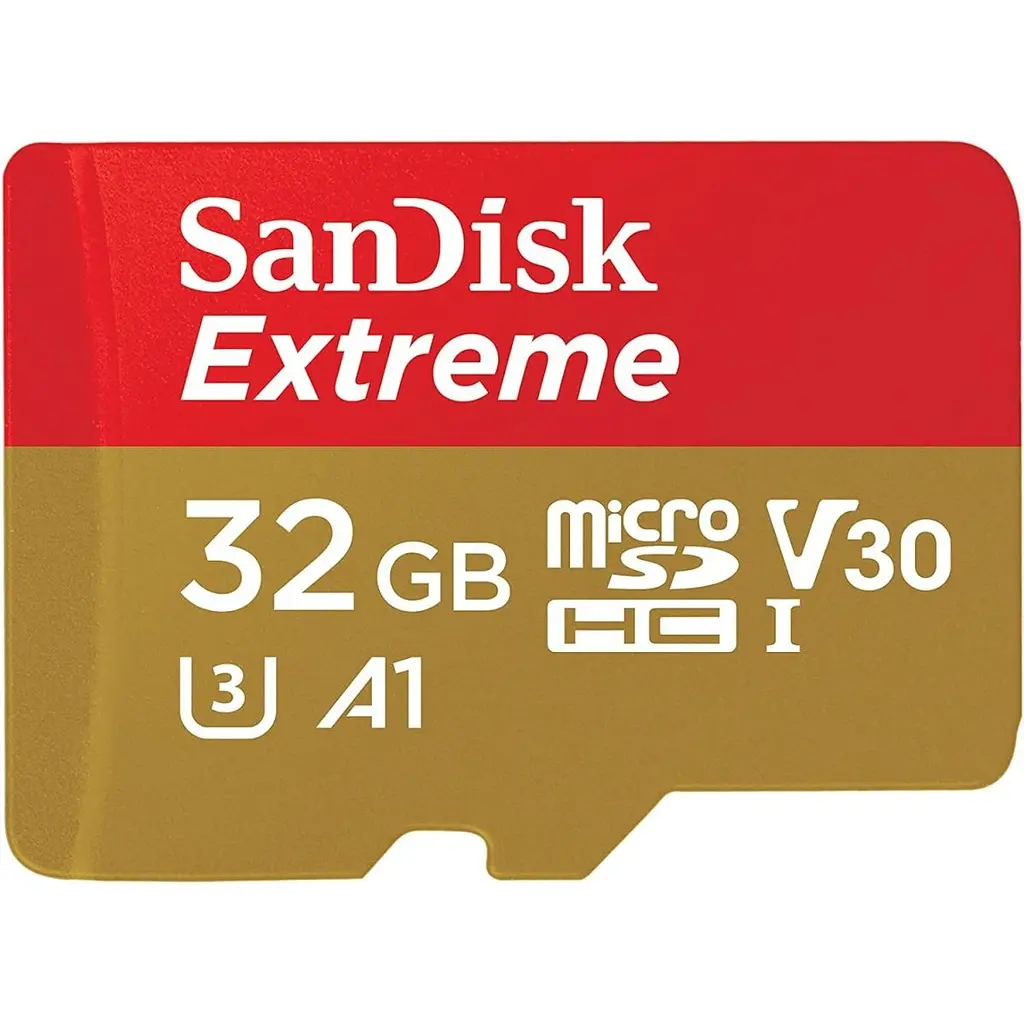 Карта пам'яті SanDisk Extreme microSDHC 2х32GB UHS-I U3 A1 V30 + SD Adapter (SDSQXAF-032G-GN6AT) [174441] - фото 2