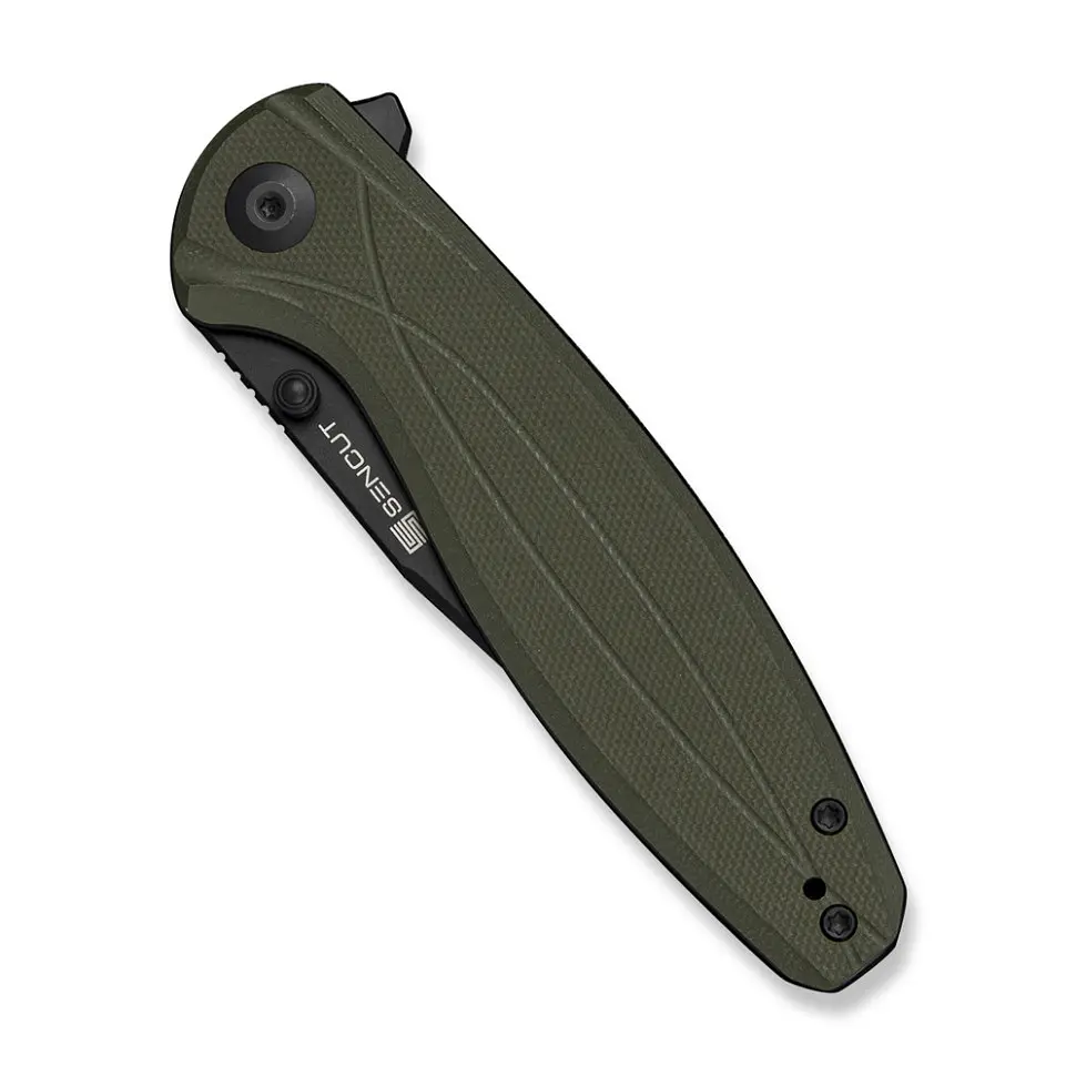 Ніж складаний туристичний Sencut Vyrce (8.9 см) D2 / G10 оливково-зелений - фото 4