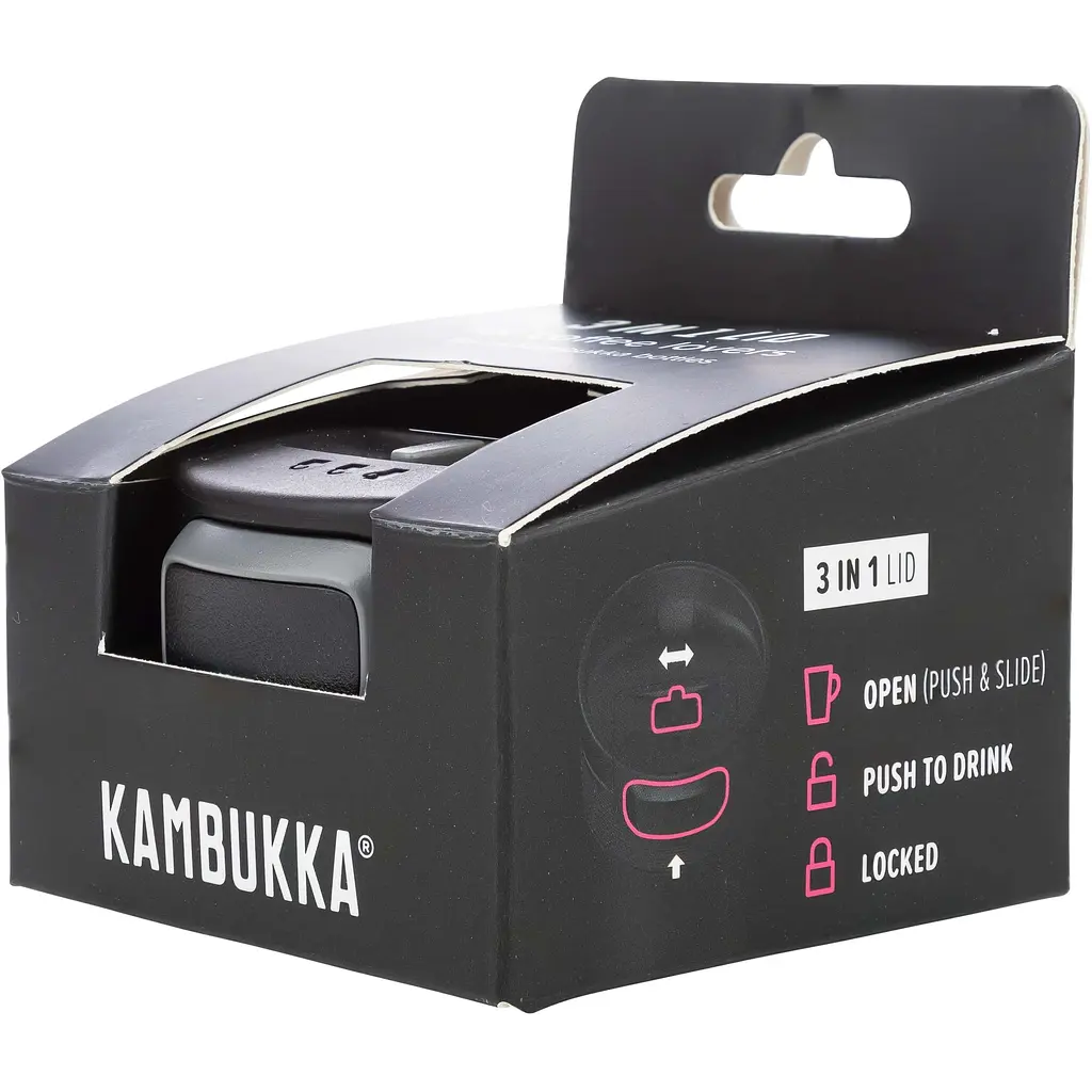 Кришка Kambukka Etna 3 в 1 з технологією Snapclean чорна (L01010) - фото 5