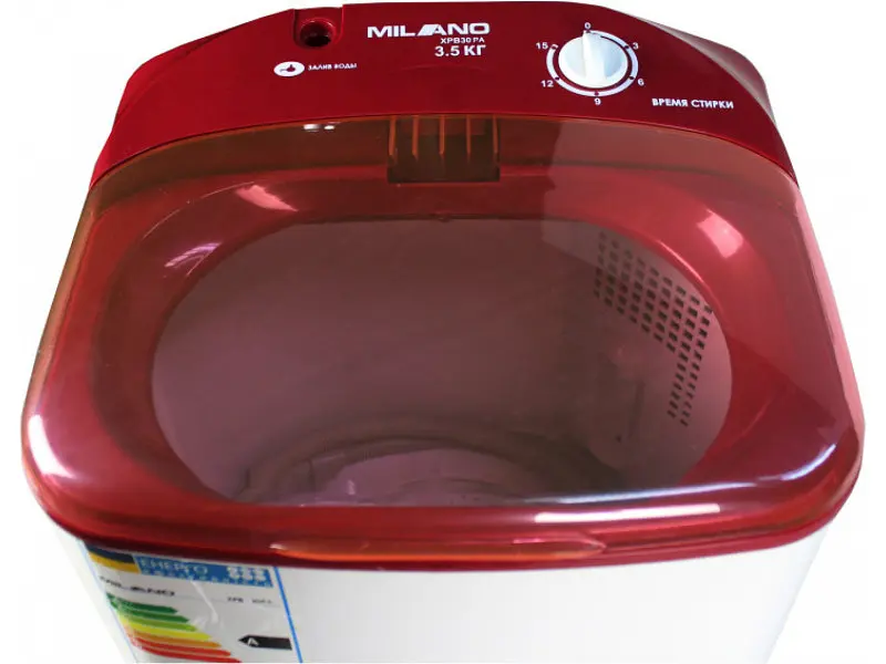 Пральна машина Milano XPB-30 PA RED - фото 3