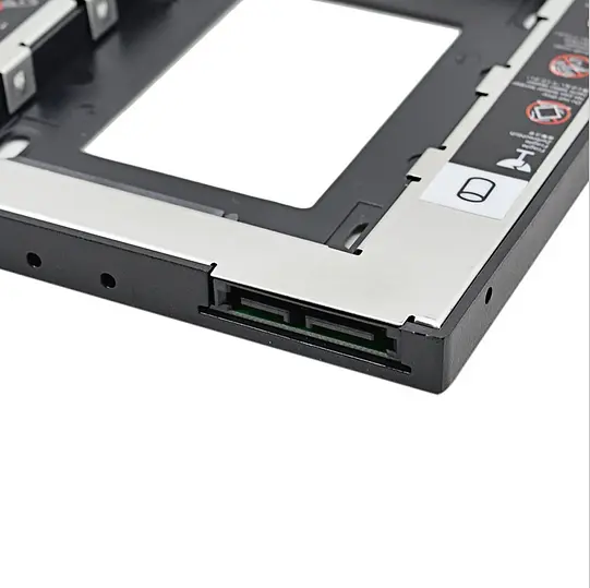 Переходник адаптер CD/DVD 9.5mm to HDD/SSD 2.5" - фото 5