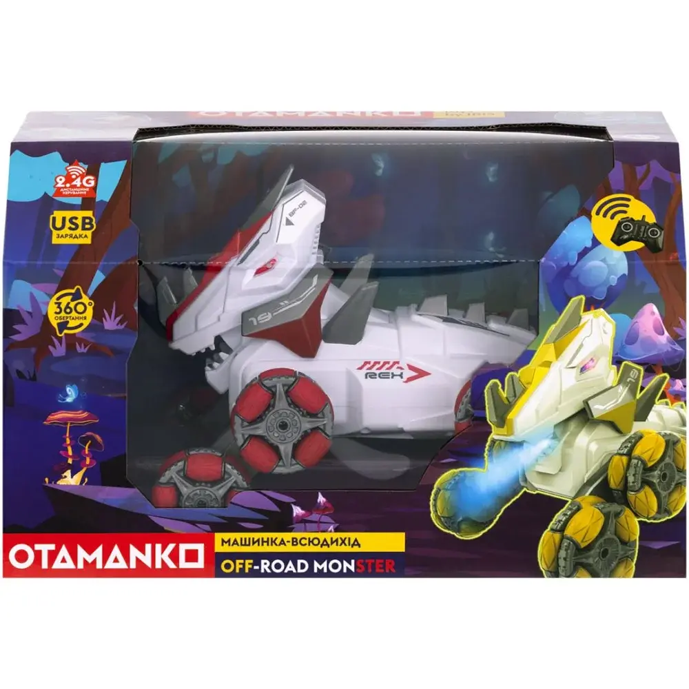 Машинка Otamanko Трюковой вездеход Off-road Monster Синий - фото 4
