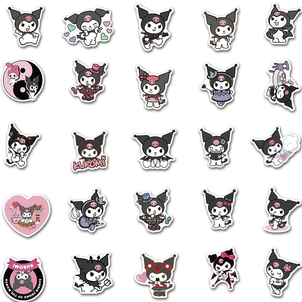 Стікерпак GeekLand Kuromi 50 штук - фото 3