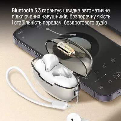 Наушники ColorWay Slim TWS-2 Earbuds White (CW-TWS2WT) - фото 6