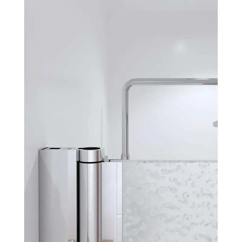 Шторка для ванни Qtap Standard CRM407513APL Pear, Ліва, матовий, хром - фото 3