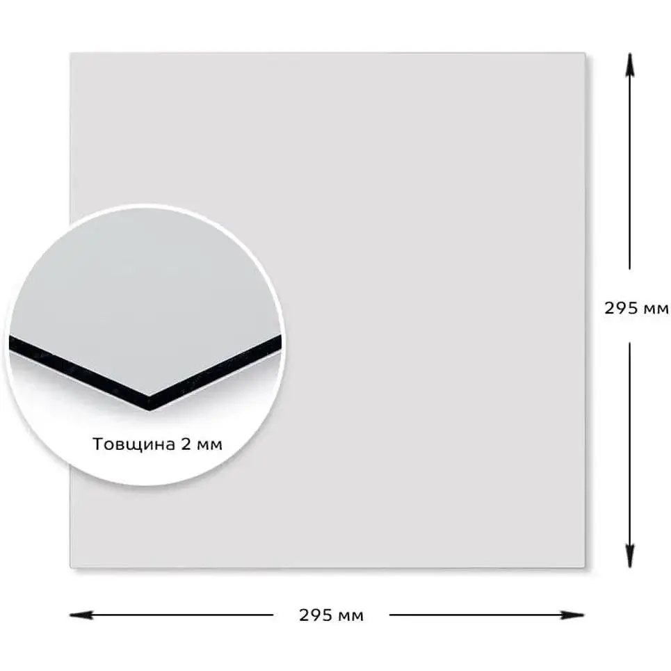 Дзеркало Wall Sticker SW-00000749 акрилове самоклеюче 295х295х2 мм - фото 2