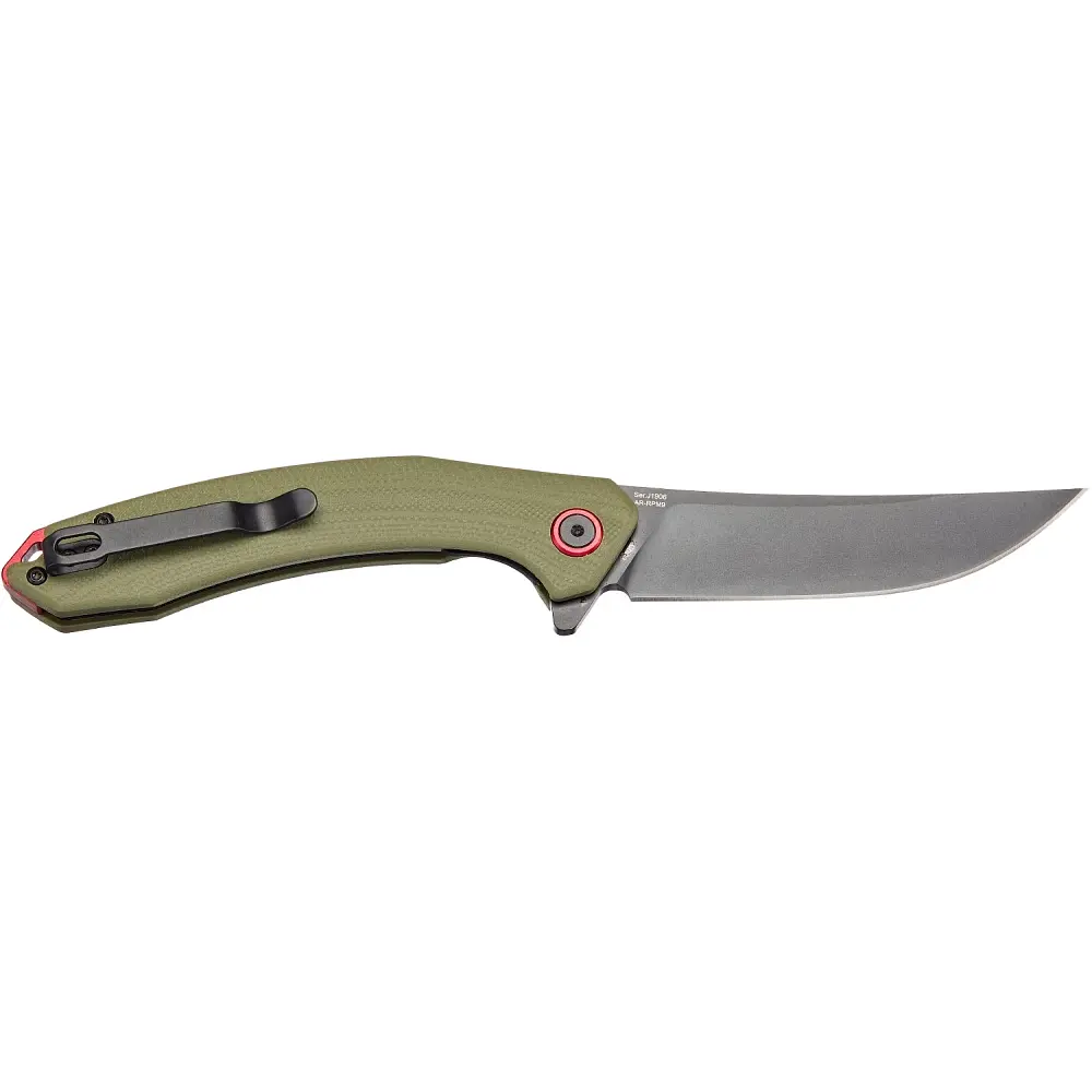 Нож CJRB Gobi Black Blade Green - фото 2