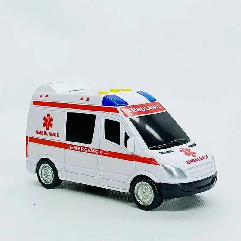 Дитяча автомодель "Швидка допомога" 7994, 17х7 см, звукові та світлові ефекти - фото 4