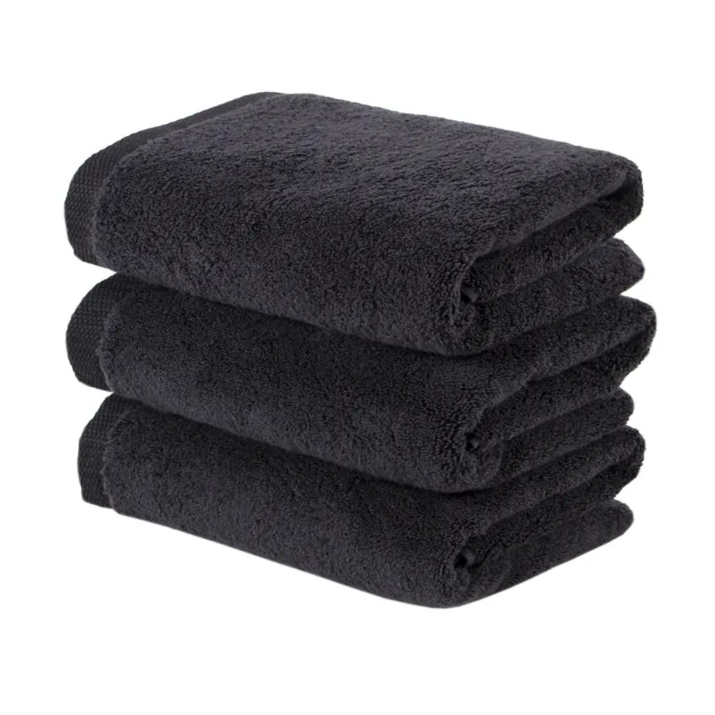 Рушник Lotus Home Готель Premium - Microcotton Black 90x150 550 г/м² - фото 8
