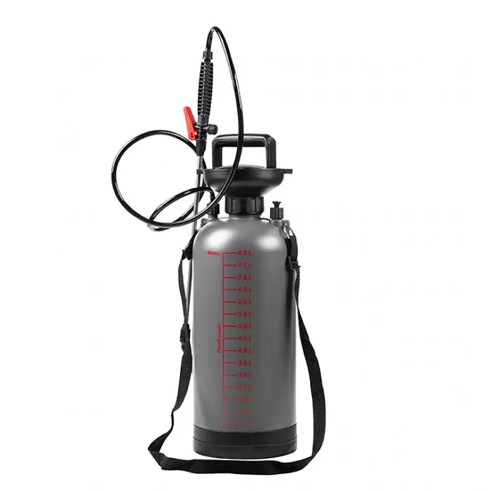 Обприскувач INTERTOOL FT 9006 пневматичний ручний, обєм 8 л, регульоване розпилення, сталева штанга - фото 3