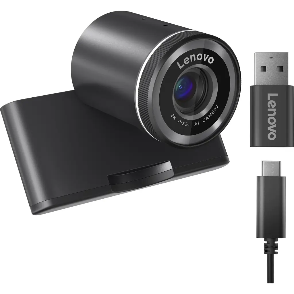 Веб-камера Lenovo QHD Black (4XC1Q25245) - фото 12