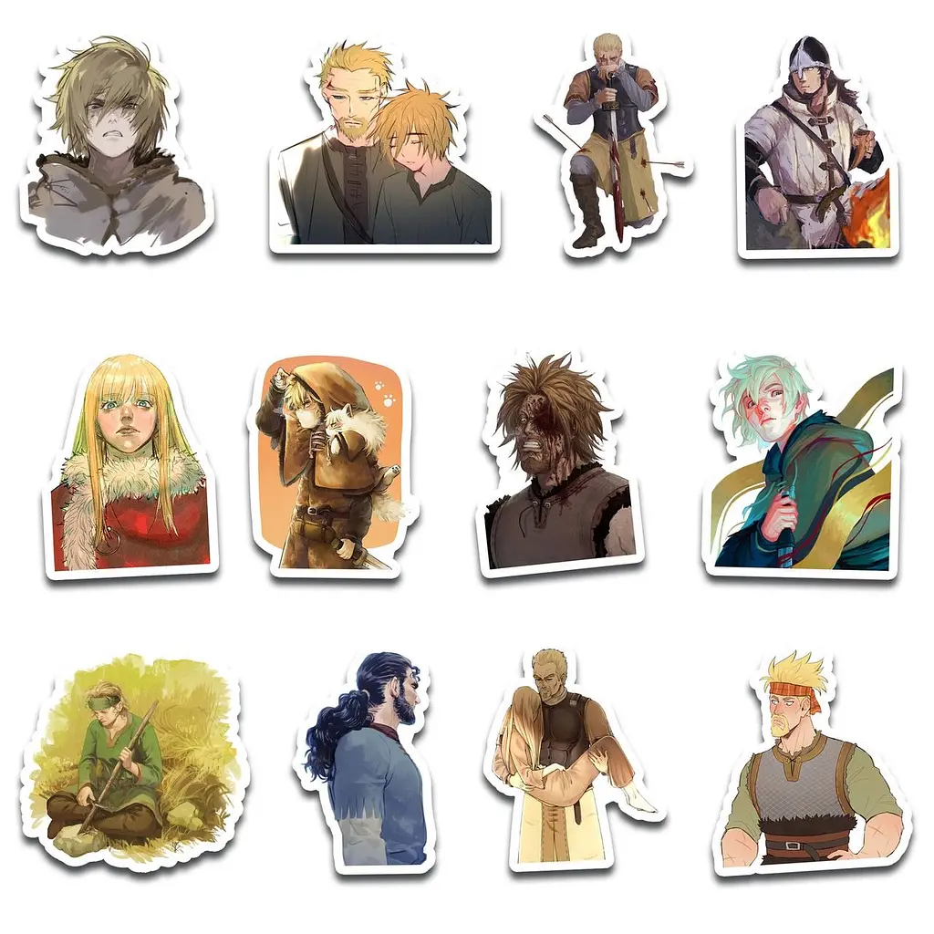 Стікерпак GeekLand Vinland Saga 45 штук (SP VS 01) - фото 4