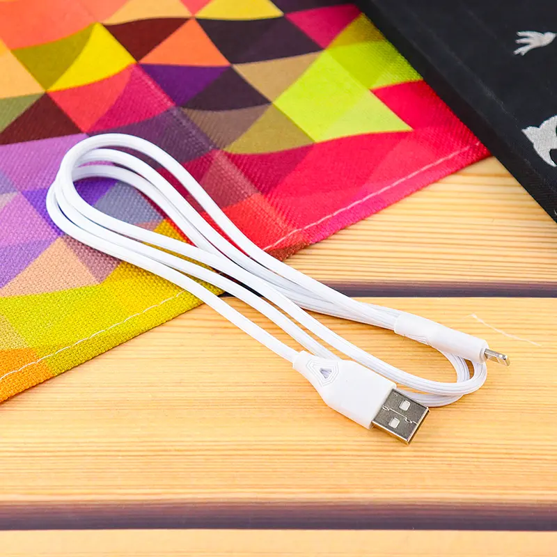 Кабель Aspor AC-06 USB – Lightning 2.4A/1м- білий - фото 4