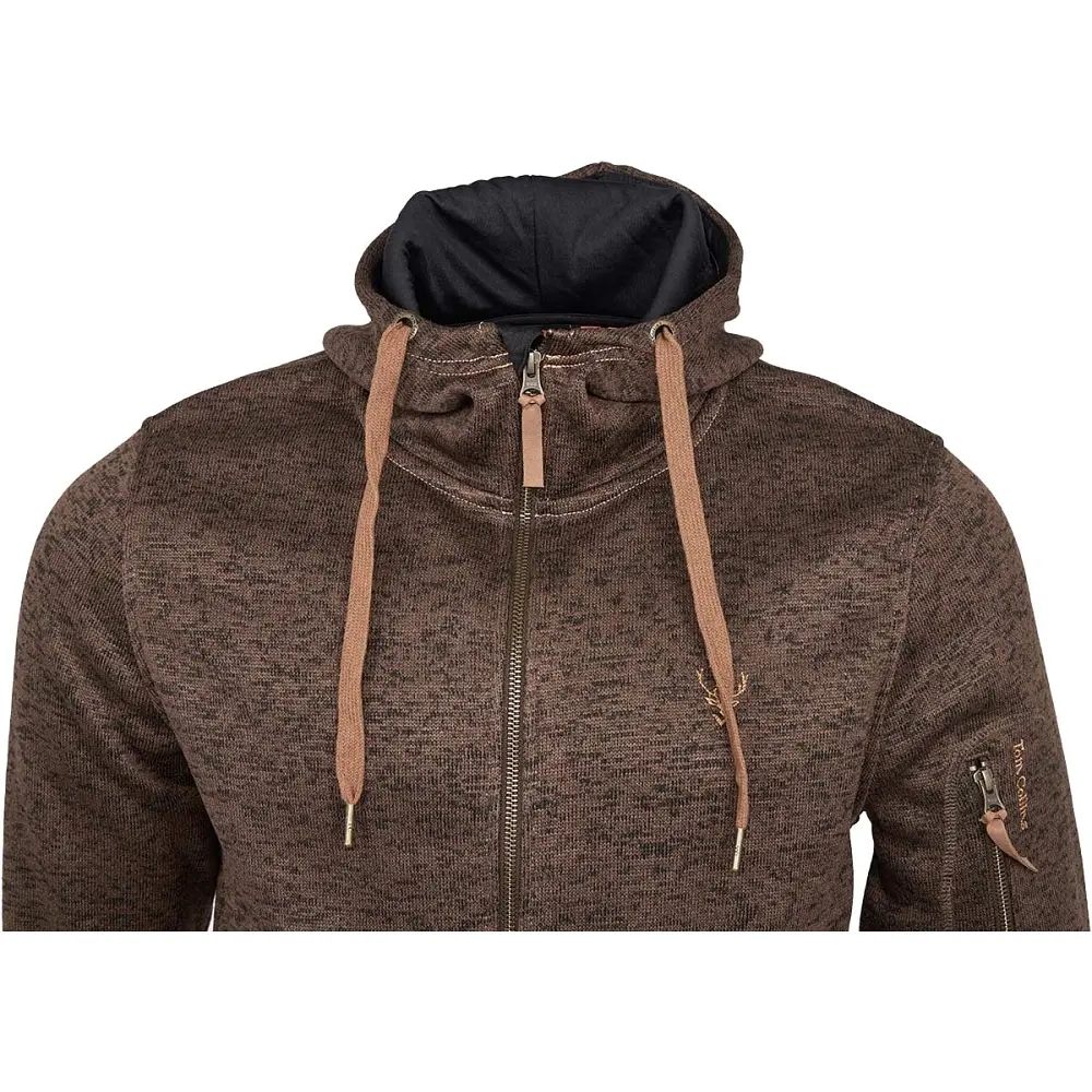 Куртка Orbis Textil Herrenjacke Strick-Fleece 418000-69 5XL Тёмно-коричневый - фото 6