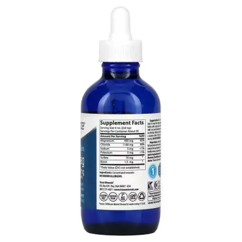 Мінерали Trace Minerals Магній з низьким вмістом натрію, 400 мг, Low Sodium Mega-Mag, 1 (TMR-00025) - фото 2