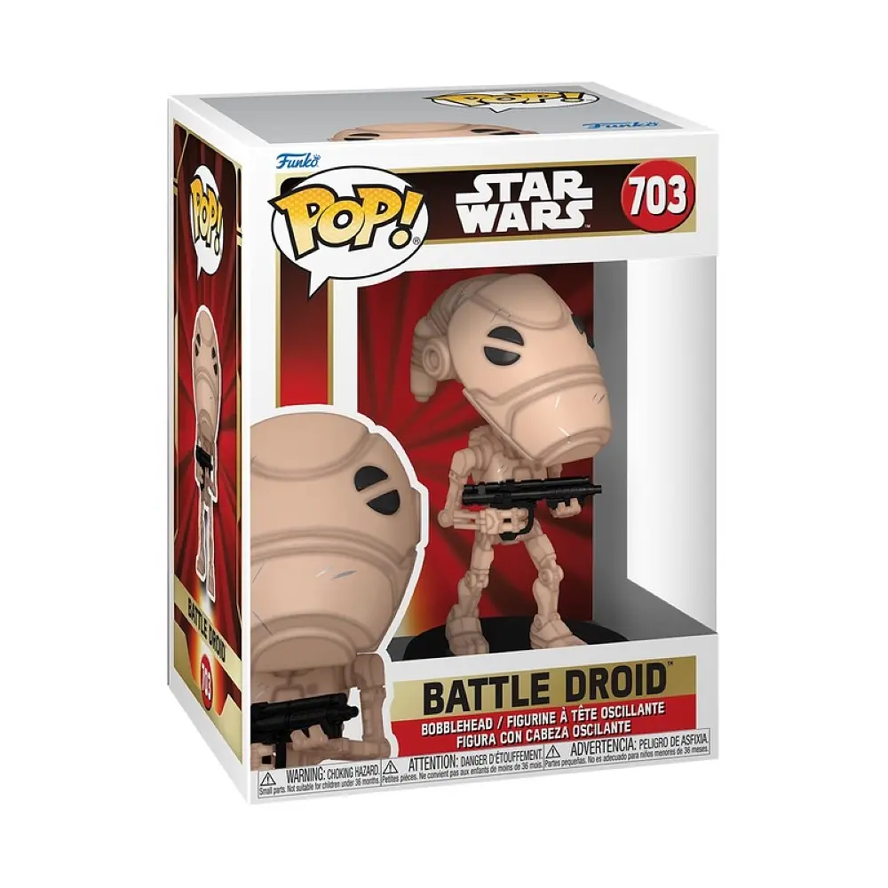 Фигурка Funko POP Star Wars: PM 25th - Battle Droid det0018151 - фото 2