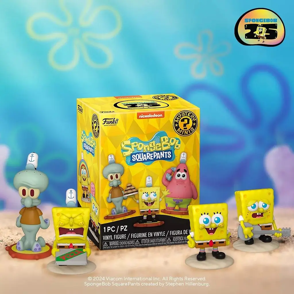 Игровая фигурка Funko Pop! Mystery Minis - Sponge Bob Square Pants Губка Боб в ассортименте (76102) - фото 4
