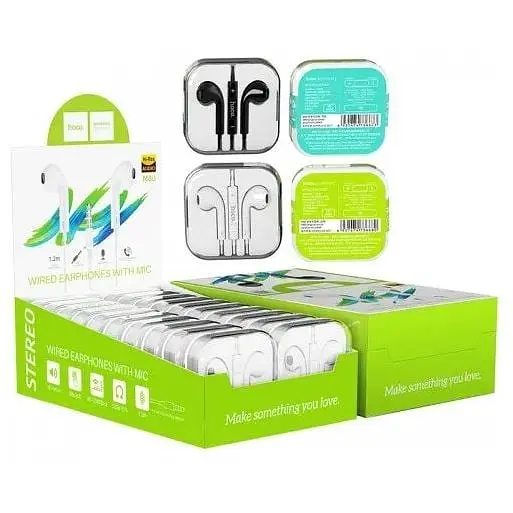 Hаушники Hoco series earphones display set M80 (20PCS) 000006507-up - фото 2