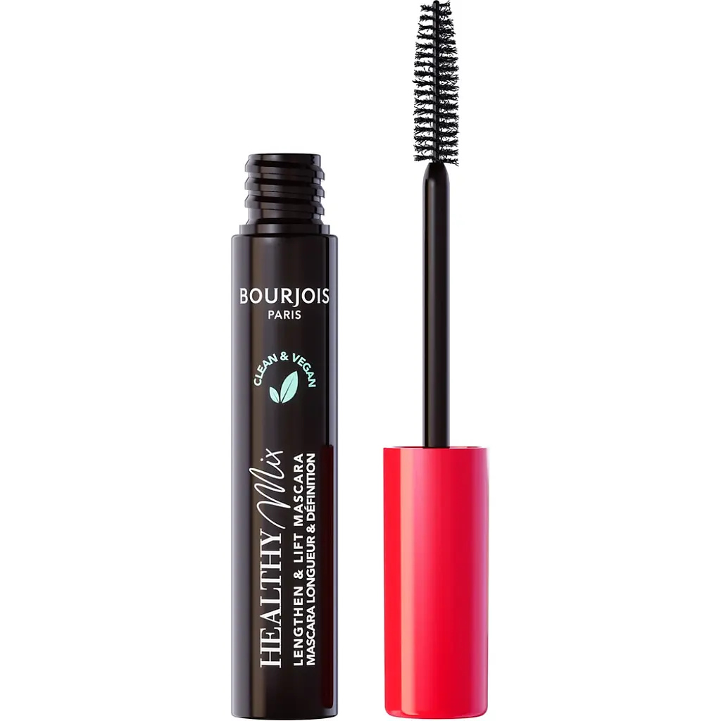 Туш для вій Bourjois Healthy Mix Подовження та підняття, відтінок 001 (Black), 7 мл - фото 2