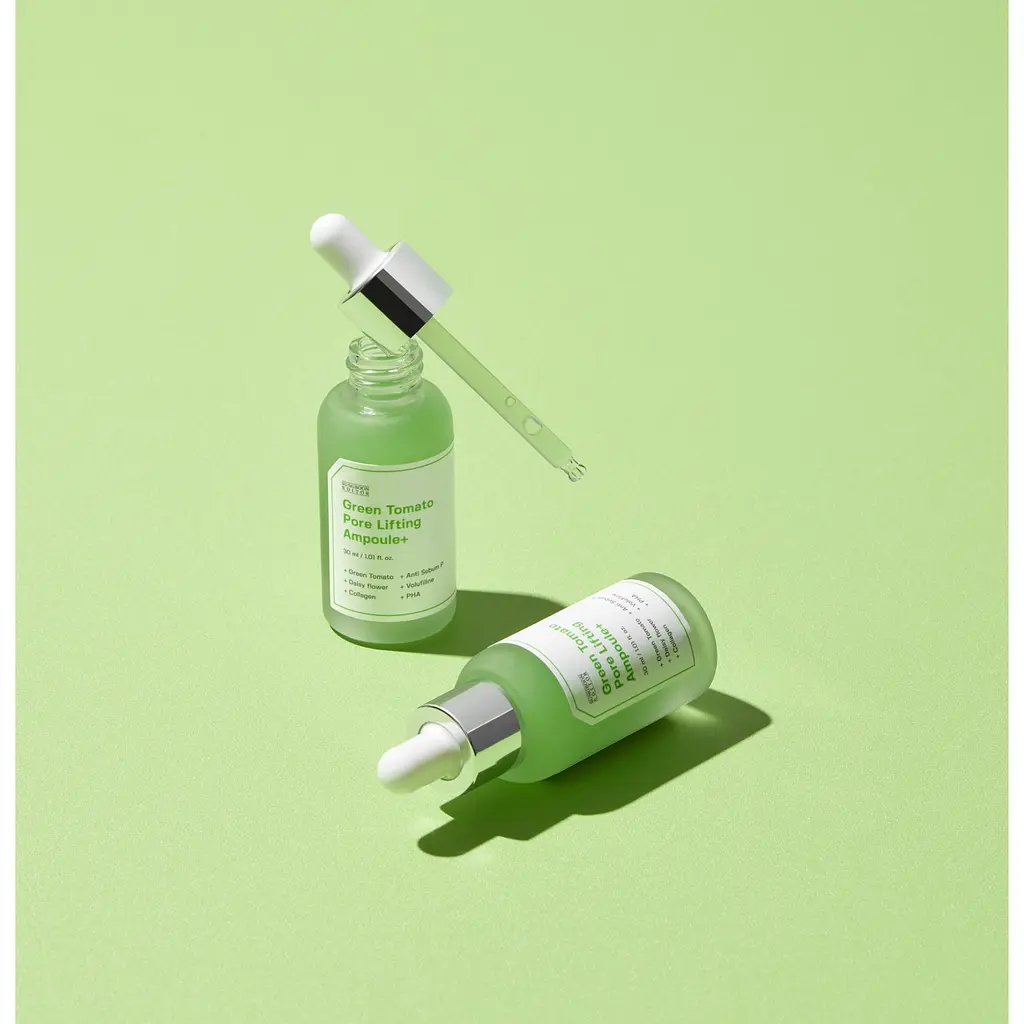Сыворотка-лифтинг ампульная для сужения пор Green Tomato Pore Lifting Ampoule+ Sungboon Editor 30 мл - фото 3