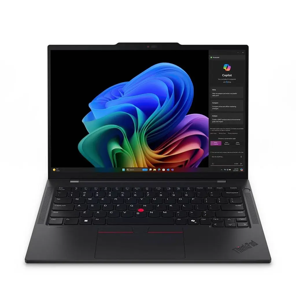 Ноутбук Lenovo ThinkPad T14 Gen 6 Copilot+ Qualcomm Snapdragon X1E-78-100 32GB LPDDR5x 512GB Wi-Fi 7 Windows 11 Pro - фото 2