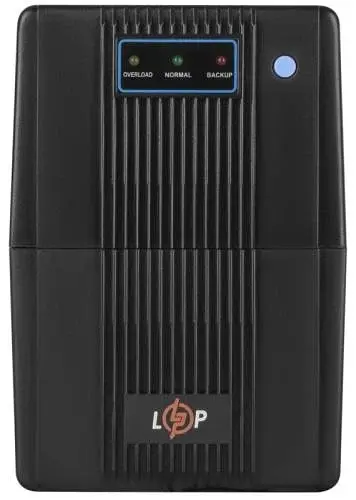 Источник бесперебойного питания U650VA-P Black, 390 Вт, 2 розетки, AVR LogicPower teh0033905 - фото 2