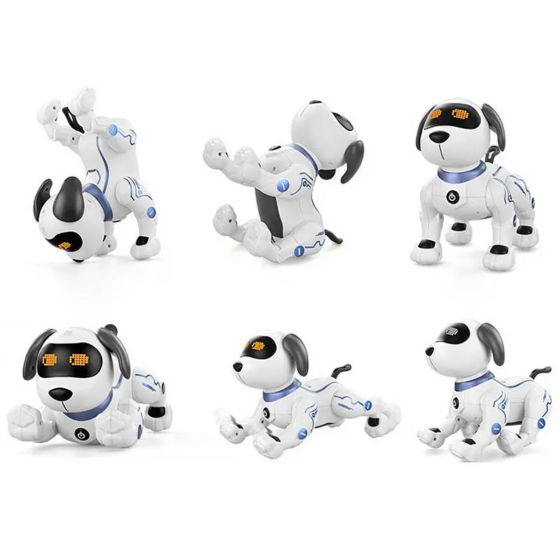 Интерактивная игрушка Собака-Робот SHT K16 White - фото 4