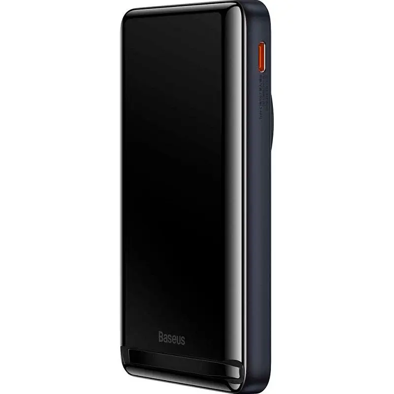 Зовнішній акумулятор Baseus Magnetic Bracket 20W 10000mAh Black PPCX000003 [87017] - фото 7