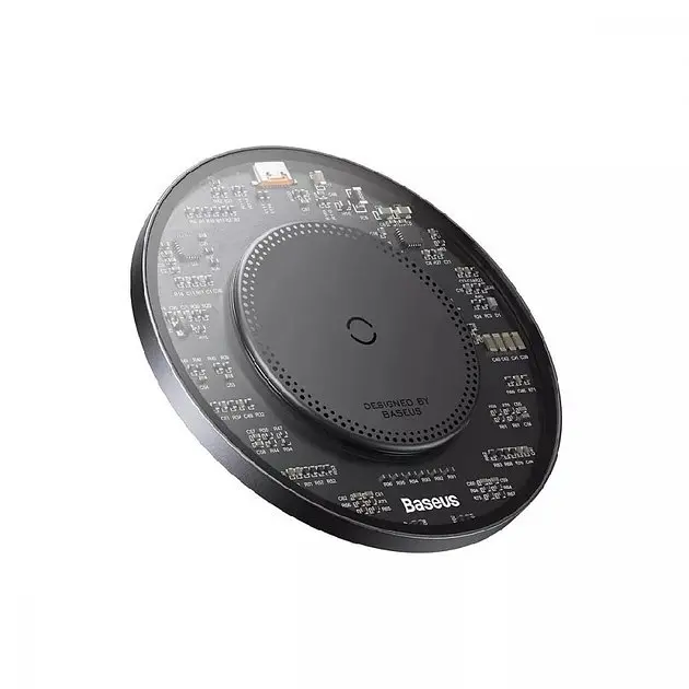 Бездротовий ЗП Baseus Simple 2 15 W CCJJ050001 + Кабель Type-C To Type-C 24 W (1m) - фото 5