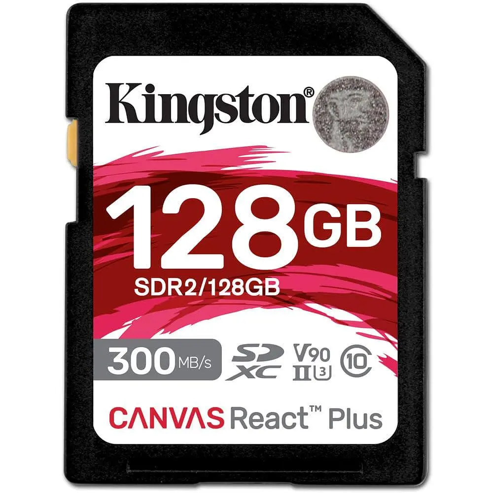 Карта пам'яті Kingston 128GB SDXC C10 UHS-II U3 R300/W260MB/s (SDR2/128GB)
