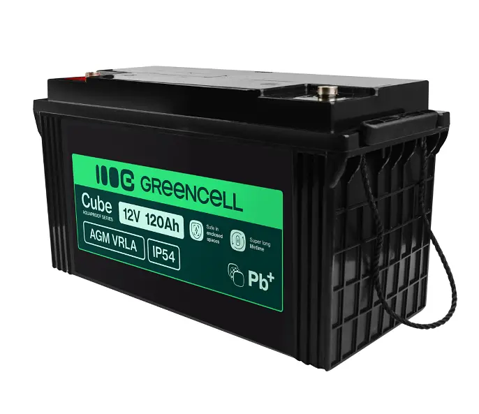 Акумулятор Green Cell AGM VRLA 12 V 120 Ah IP54 для фотоелектричних систем, яхт, човнів, сонячних панелей - фото 2