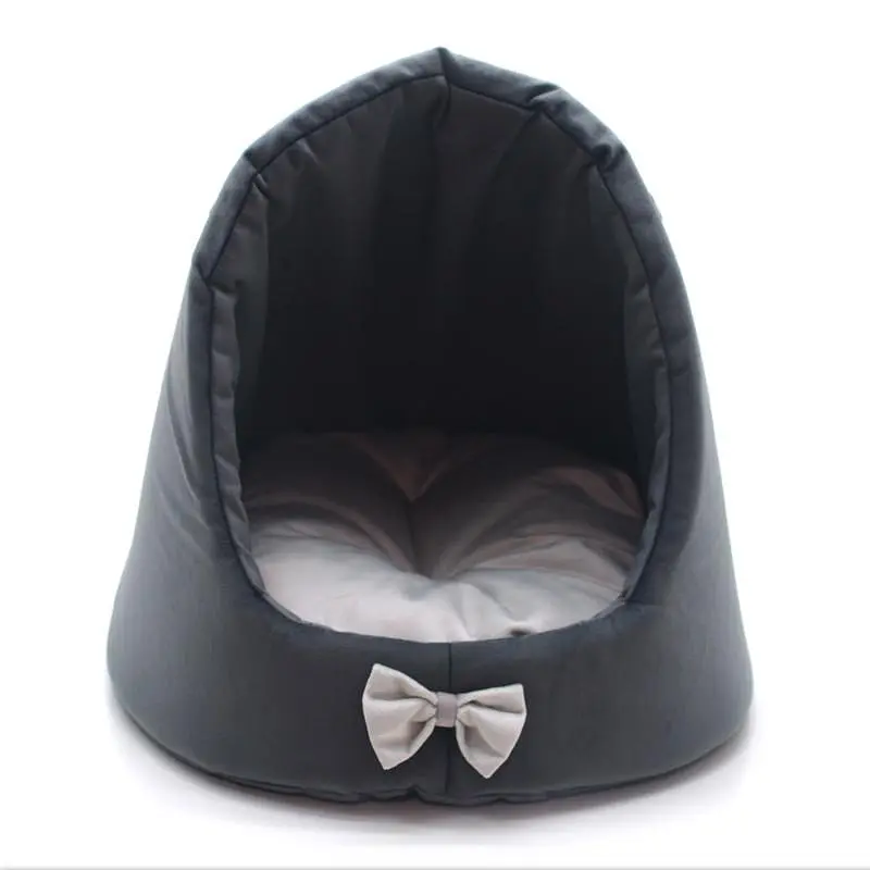 Будка для котів та собак Zoo-hunt Містик-мишка №1 30х45х30 см сіра (ZH2403-1) - фото 4