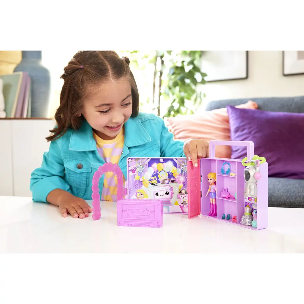 Набор сюрпризов Polly Pocket Вечеринка в стиле диско (HRD65) - фото 7