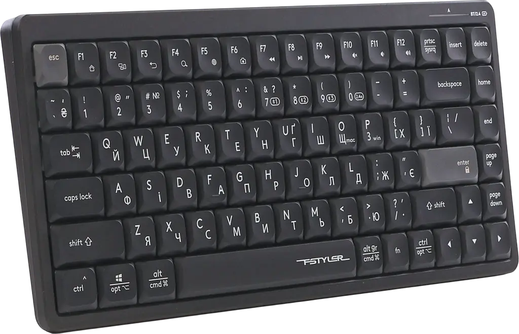 Клавіатура бездротова A4Tech FBX53C Black - фото 2
