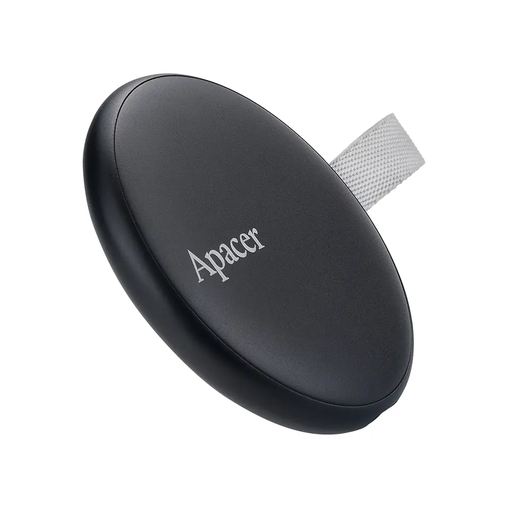 Портативний SSD Apacer Magnetic AS725 256 GB USB 3. 2 Gen. 2 Type-C MagSafe чорний - фото 2