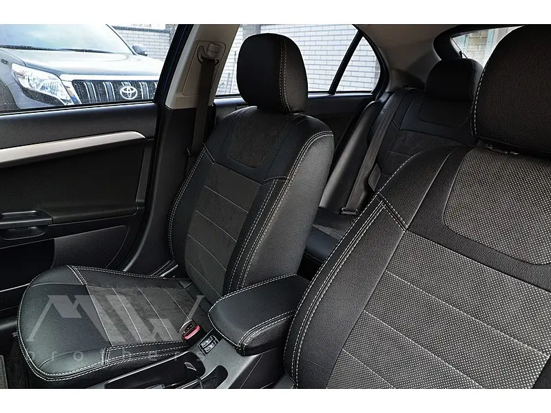 Авточохли модельні MW Brothers для Mitsubishi Lancer X Sportback c 2008 - фото 3