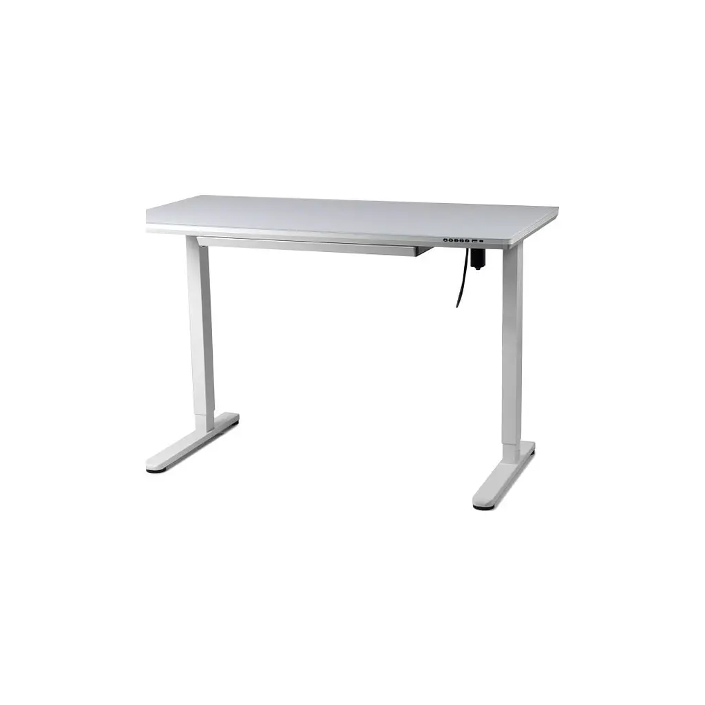 Комп'ютерний стіл Barsky StandUp white glass 1200*600 (BST-12new) - фото 4