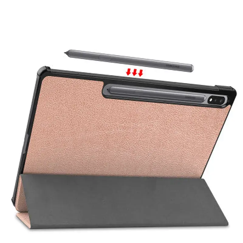 Чохол до планшета BeCover Smart Case Samsung Tab S9 Plus (SM-X810/SM-X816)/S9 FE Plus (SM-X610/SM-X616) 12.4" Rose Gold (710326) - фото 5